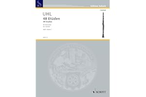 Alfred Uhl: 48 Studies for Clarinet, Book 1 Sheet Music | Intermediate to Advanced Clarinet Solo Etudes for Technique, Articu