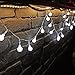 Dailyart Globe String Light, LED Starry Light Fairy Light for Wedding,Xmas Party (White, Battery-Powered, 13feet/4meters)