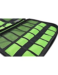 Organizador de cables universal para accesorios de electrónica, bolsa de transporte portátil para varios teléfonos USB, ordenador, iPad, cargador, Negro M