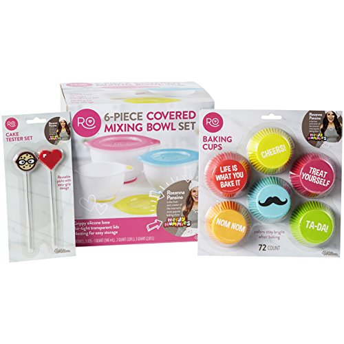 Rosanna pansino by wilton nerdy nummies cupcake baking set