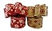 3Cats Designs Christmas Holiday Burlap Ribbon with Wired Edge - Decorate Wreaths, Gift Wrap, Christmas Tree, Bows, DIY Craft Projects - 2 Rolls, Each 2.5 Wide x 10 Yards Long