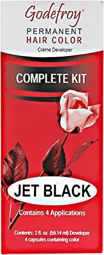 Innovative Beauty Products Jet Black Permanent Hair Color Kit #1 Jet Black