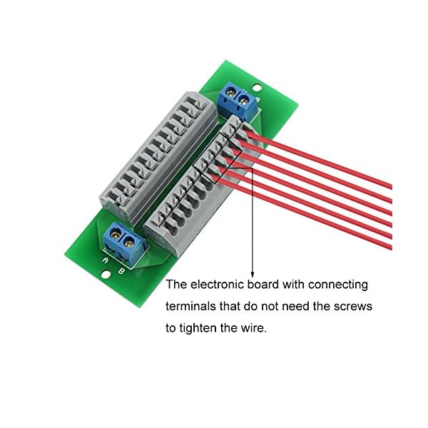 Evemodel Stromverteilungsplatine SV 24+2 FDK mit Federklemmen Schnellanschlußklemmen ohne Schraube PCB008-1-EU – Bild 3