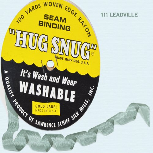 100yds 1/2" Schiff Seam Binding Hug Snug Ribbon Color Leadville #111