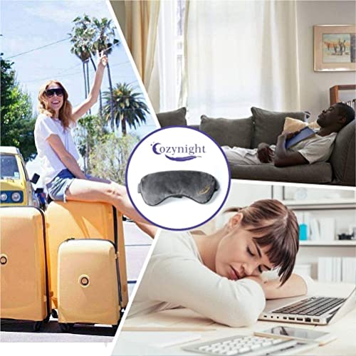 Cozynight Weighted Lavender Eye Mask for Sleeping, Yoga, Dry Eyes, Headache, Migraine Relief