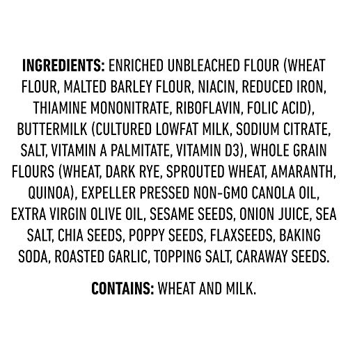 APLENTY, EVERYTHING FLATBREAD CRACKERS, 4.4 OZ