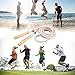 Leadfan Double Dutch Jump Ropes Long Jump Rope for Game/Skipping Rope Multiplayer Group -16ft-22.9ft-32ft-49ft-for School, Company, Fun Games,Agility Play