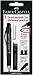 Faber-Castell Mechanical Pencil 0.7mm, Grip Plus B Set, (1x Pencil, 12 Refill Leads 2B, 1x Eraser)