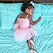 STELLE Girl's Cotton Camisole Dress Leotard for Dance, Gymnastics and Ballet(Toddler/Little Girl/Big Girl)