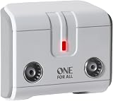 One For All SV9602 2 Way Signal Booster Splitter TV 23 dB 3G/4G Filter