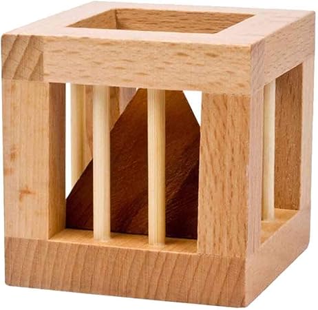 Amazon Tngchi 脳の体操知育玩具 木製三角形パズル おもちゃ 論理的思考教育玩具 創造的 子供 男性 女性 脳ゲーム 2sets パズル おもちゃ