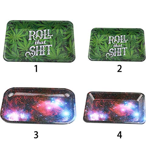 Daxin Roll That Shit Tinplate Metal Rolling Tray,HD Pattern Printed Tobacco Cigarette Holder,Smoking Accessories - Thumbnail 2