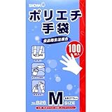 #826 ポリエチ手袋 M 100枚入