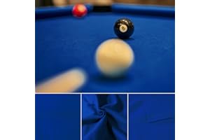 Metaball Professional Pre Cut Pool Table Felt Cloth with 6 PCS Bottom Cloth - Choose for 7, 8 or 9 Foot Table, 7 Colours for 