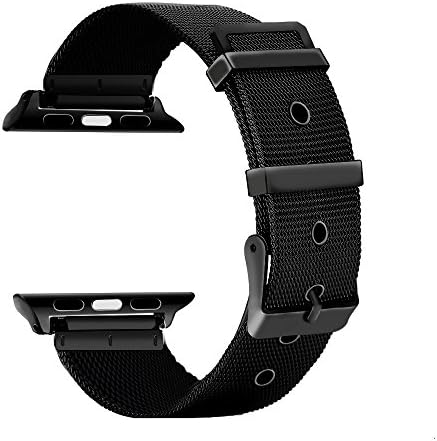 CUZOW for Apple Watch Band 38mm 42mm, Milanese Stainless Steel Double Metal Buckle Replacement iwatch Band for Apple Watch Series 3 Series 2 Series 1 Sport Edition Nike+Hermès