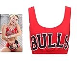 Forever Womens Celeb Miley Cyrus Inspired Bulls Print Sport Bra Crop Top