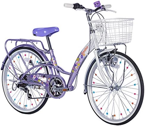 21technology Emilia エミリア 22インチ 子供用自転車 自転車 ギフト シマノ製6段変速ギヤ 売れ筋 Em226 誕生日 女の子 プレゼント 21technology Emilia エミリア 22インチ 子供用自転車 自転車 ギフト シマノ製6段変速ギヤ 売れ筋 Em226 誕生日 女の子 プレゼント
