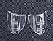 Haulonda  3 Pairs Safety Eye Glasses Side Shields Slip On Clear Side Shield Fits Small to Medium