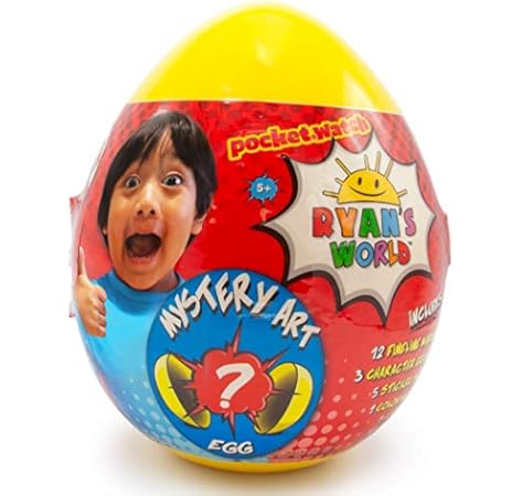 ryan's world giant mystery egg yellow