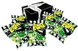 Eiffel Apple Bon Bons Chewy Candy, 4 oz Bags in a BlackTie Box (Pack of 6)