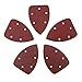 Coceca 100pcs Mouse Sander Pads, Detail Sandpaper Assorted 20 Each of 40 80 120 180 240 Grits, Hook and Loop Sanding Sheets for Detail Sander
