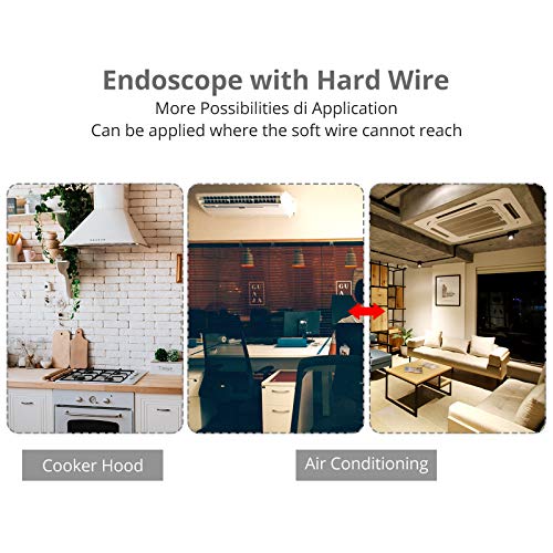 Industrie Endoskop Proster Digitale Industrie Endoskopkamera 4,3 Zoll HD LCD Farbbildschirm 1080P IP67 Wasserdichte… – Bild 6