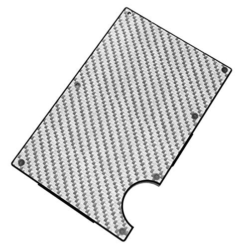 Epoint C.B.AK.E.002 Silver Carbon Fibre Wallet Money Clip Smart Design