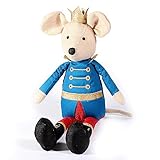 Mon AMI Designer King Mouse Nutcracker Doll, Plush Blue, 19