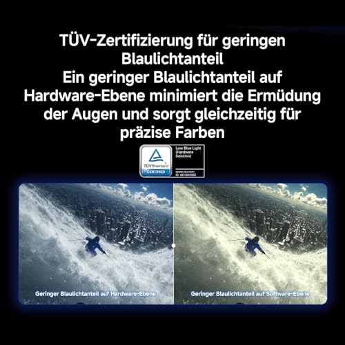 G27Qi 2026 27 Zoll 2K Gaming Monitor, 200Hz, 1ms GTG, FreeSync Premium, HDR400, IPS, 100% sRGB, 95% DCI-P3,TÜV Hardware Low Blue Light Zertifizierung (2560 x 1440/HDMI 2.0/DP 1.4)