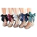 ZZIYEETTM 5 Pairs Cute Women's Black Mesh Short Ankle Socks Sexy Bow Fishnet Socks