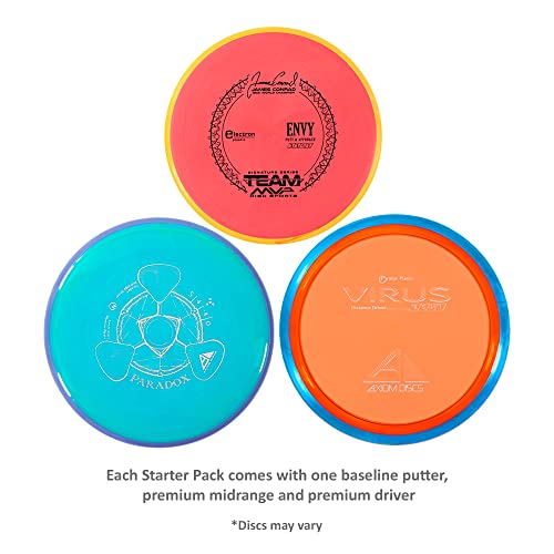 Axiom Discs 3Disc Premium Disc Golf Starter Set (Colors and Models May
