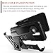 Nagebee Dual Layer Hybrid Rhino Kickstand Belt Clip Holster Combo Case for Huawei Honor 5x - Black