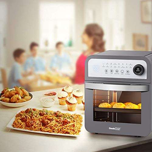 Geek Chef Air Fryer Oven 12 Quart Large Capacity with Rotisserie and