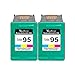 Valuetoner Remanufactured Ink Cartridge Replacement for HP 94 & 95 C8765WN C8766WN (2 Black, 2 Tri-Color) 4 Pack