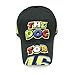 Motogp Valentino Rossi 46 Baseball Hat Peaked Cap Black