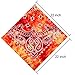 URATOT 12 Pack Cotton Tie Dye Bandana Paisley Bandanas Cowboy Handkerchiefs for Men and Women