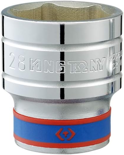 KING TONY 433546M 6-Point Socket, 46 mm, 1/2-inch Drive