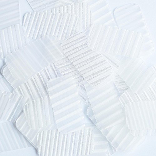 Sequin Rectangle 1.5 inches Crystal Venetain Illusion. Loose Paillettes. Made in USA. Large for display, accents, applique, arts, crafts, and embellishment.