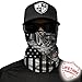 Salt Armour Face Mask Shield Protective Balaclava Bandana Microfiber Tube Neck Warmer (Blackout USA Bass)