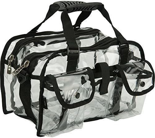 Clear Vinyl Makeup Cosmetic Beauty Storage Bag Case