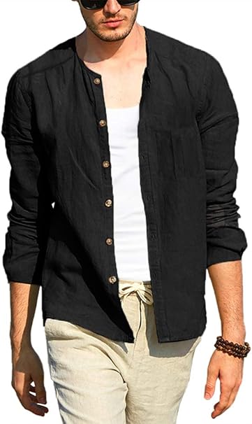 麻 Tシャツ メンズ 長袖 カジュアルシャツリネンシャツ 春 夏 メンズファッショ ン 綿麻シャツ 涼し 快適 トップス Tシャツ カットソー 通販 Amazon 麻 Tシャツ メンズ 長袖 カジュアルシャツリネンシャツ 春 夏 メンズファッショ ン 綿麻シャツ 涼し 快適 トップス Tシャツ カットソー 通販 Amazon