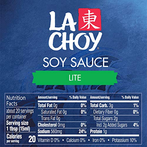 La Choy Lite Soy Sauce, 10 Fl Oz (Pack of 12) Pricepulse