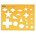 ETA hand2mind Plastic Tracing Shapes Template Set