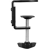 Suptek Heavy Duty Monitor Mount Desk Clamp Universal C-Clamp Base Stand Mounting Accessory fit for Suptek Monitor Arm Mount, Black (MD6JJ)