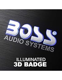 BOSS AUDIO R3400D Riot 3400 Watt Monoblock, clase D 1   8 ohmios estable Monobloque   Amplificador con mando a distancia Subwoofer Control de nivel, 1100 vatios, clase A b Monoblock, Negro