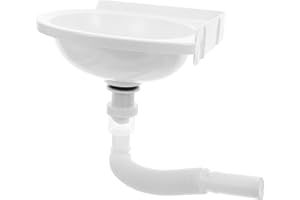 Homoyoyo Corner Sink Wall Mounted Triangular Basin for Compact Bathrooms and Utility Areas Space Saving Mini