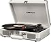 Crosley Cruiser Deluxe Vintage 3-Speed Bluetooth Suitcase Turntable, White Sandthumb 2