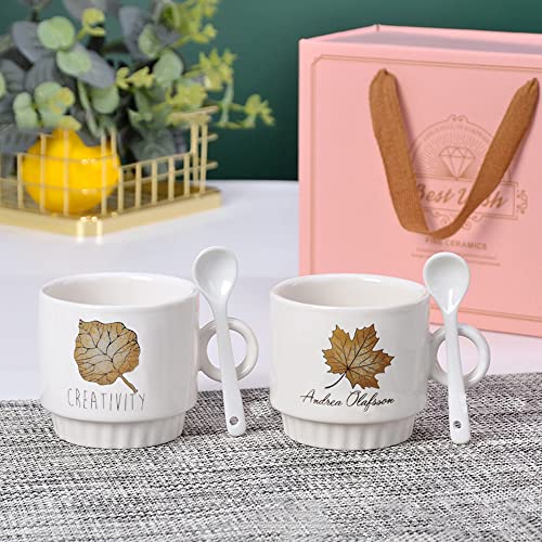 Oidium Mr and Mrs mugs Set of 2[9oz],visiting gift,Couples Coffee Mug Set,White Ceramic Mugs,Ceramic Cup for Office and Home,Mugs for Coffee, Tea, Soup, Ice Cream, Cereal