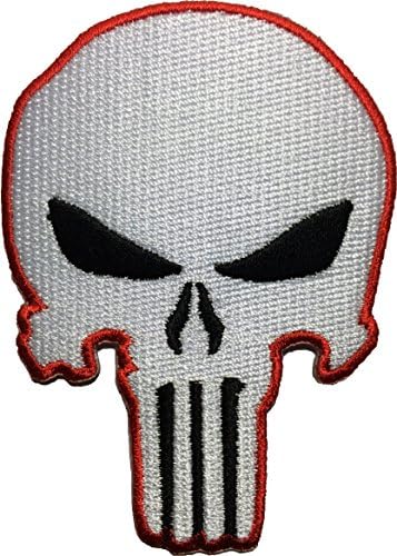 Skull Classic patch 7 x 10cm biker heavy metal Logo Jacket Vest shirt hat blanket backpack T shirt Patches Embroidered Appliques Symbol Badge Cloth Sign Costume Gift