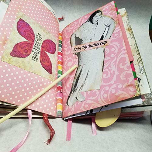 Junk Journal - Goddess - Altered Book - Breast Cancer Journal - Keepsake - Gift - Thumbnail 6